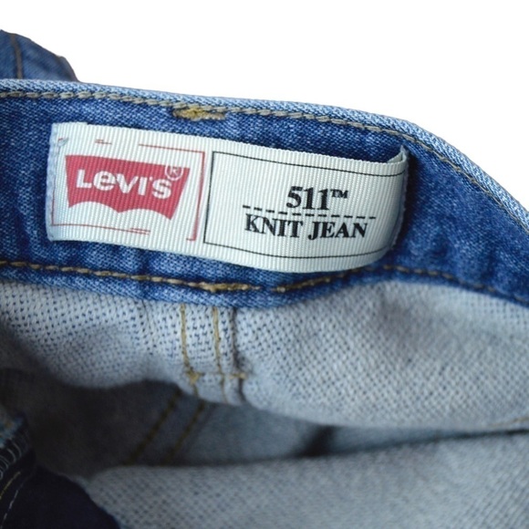 Levi’s 511 Knit Jeans, Youth Size 18 (Women 29 Waist), Medium Wash - Picture 2 of 10